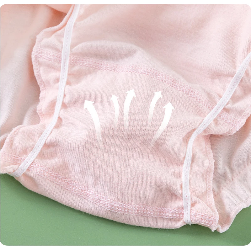 4 Piece/Lot Baby Girl 100%Cotton Panties Kids Infant Newborn Fashion Bow Underpants Wear Outside Shorts For Children Soft Briefs
