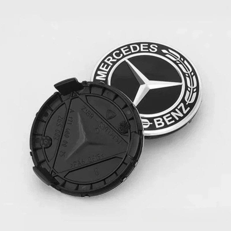 75mm Car Accessories ABS Wheel Center Hub Cover Rim Caps For Mercedes Benz Amg C180 C200 C260 W108 W124 W126 W140 W168 W169 W176