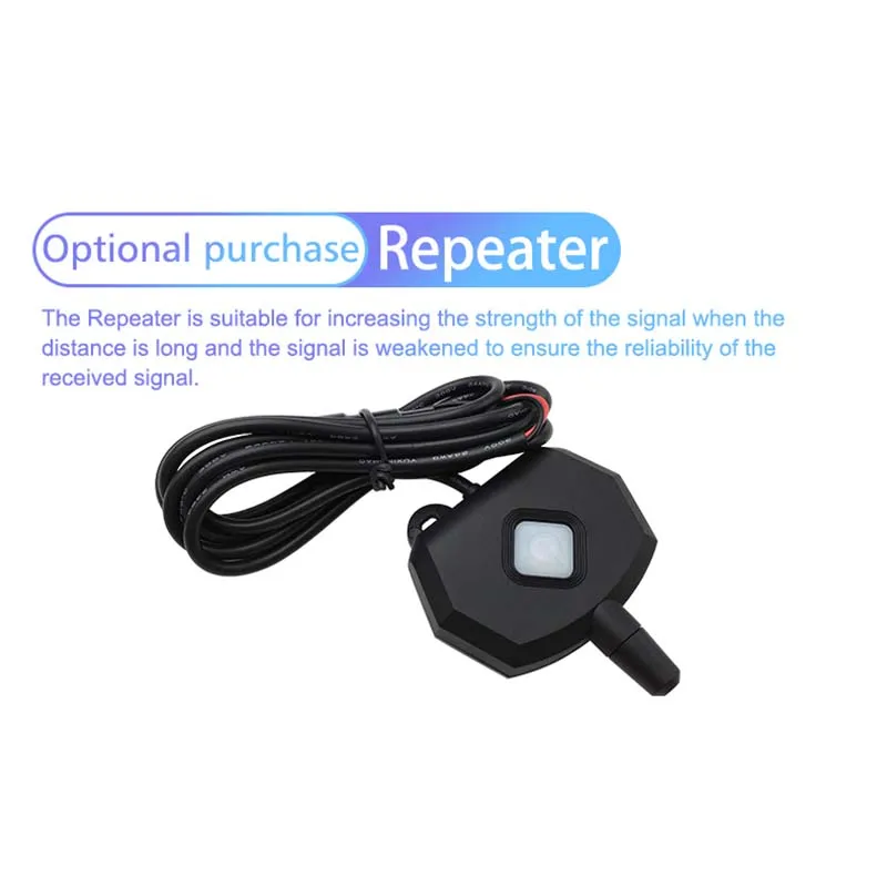 CAREUD 6 Wheel External Sensor Wireless Car Pressure Monitoring System RV Trailer Vehicle TPMS