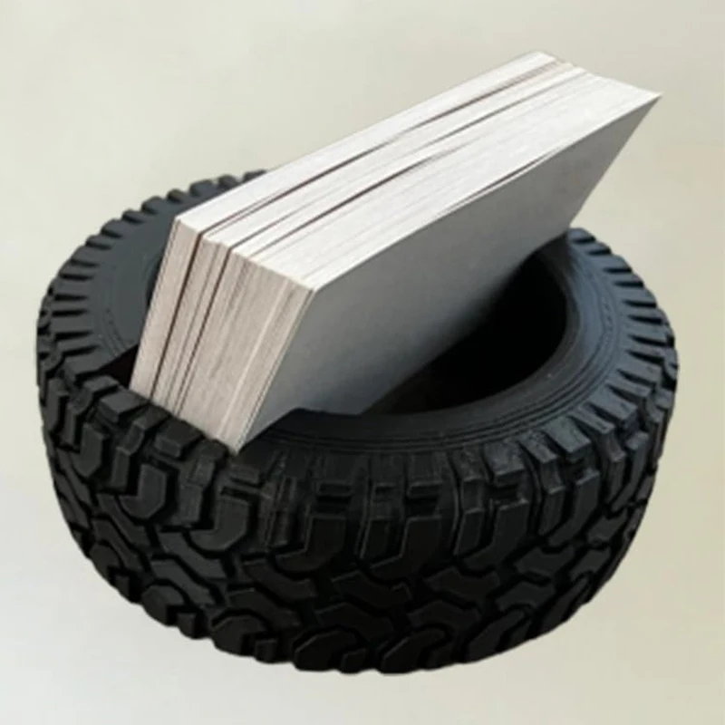 Tire Business Card Holder,Stacking Tire Shaped Card Holder,Tire Business Card Holder Organizer,Unique Gift Idea For Mechanics