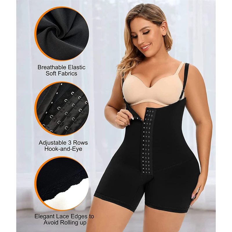 Faja para reducir el Abdomen y la cintura para mujer, entrenador moldeador  de cuerpo, vaina esculpida, fajas colombianas originales, Binder Chest -  AliExpress