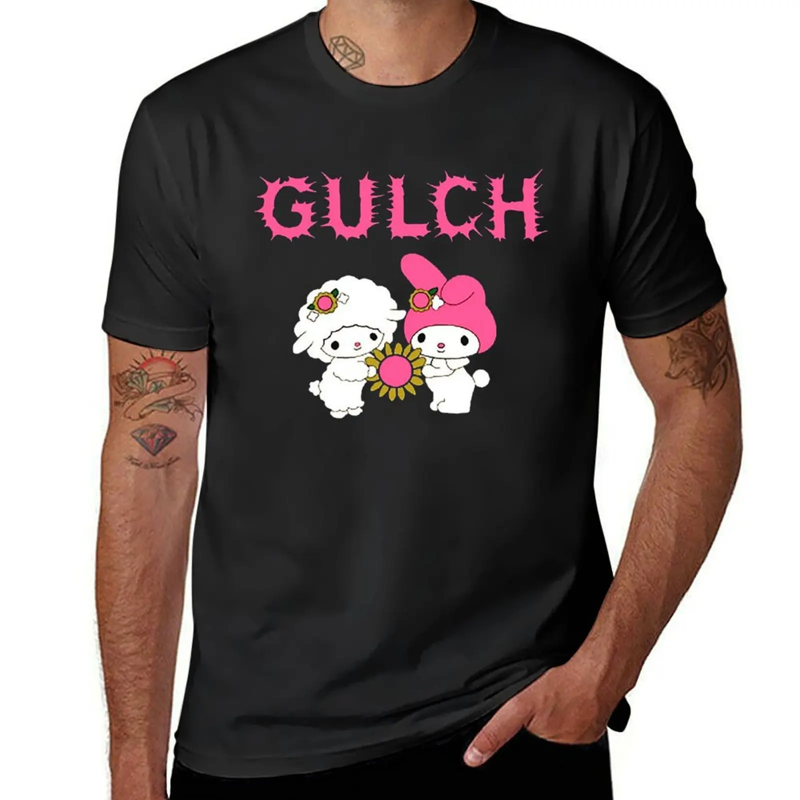 gulch band best top T-Shirt kawaii clothes summer top for a boy Blouse black t-shirts for men