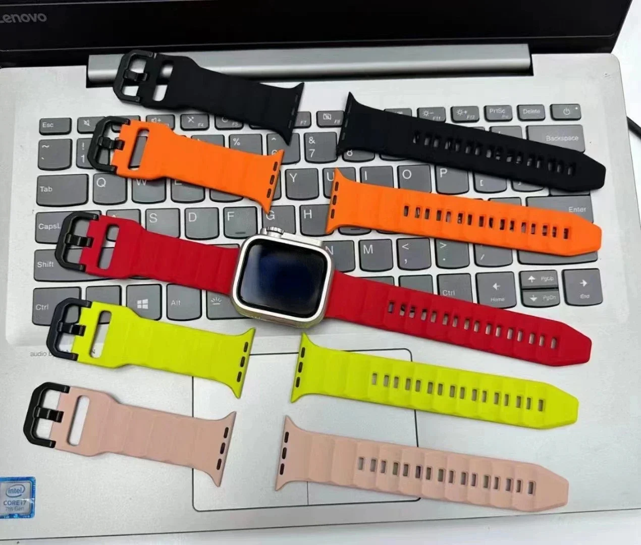 Sport Silicone Strap for Smartwatch - 49mm Flexible Watchband Bracelet