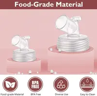 ขั้วต่อปากกว้างเข้ากันได้กับปั๊ม Spectra S1 S2 9 Plus เข้ากันได้กับ Medela PersonalFit Shield, Pumpin Pal Shield 6