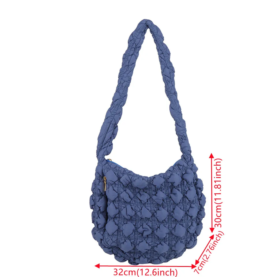 Women Nylon Handbags Female Single Shoulder Bags Ladies Tote Crossbody Pack Vintage Solid Messenger Bags