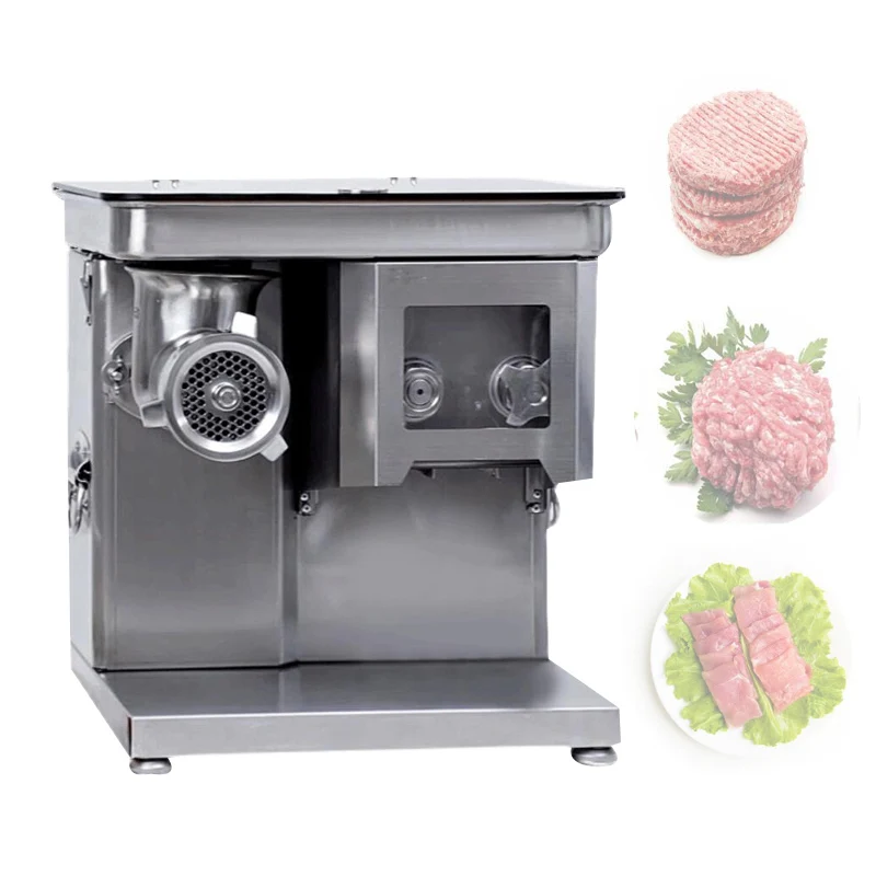 

Electric Meat Slicer Stainless Steel Blades Meat Cutter Grinder Machine Kitchen Home Appliance Commercial Meat Grinder