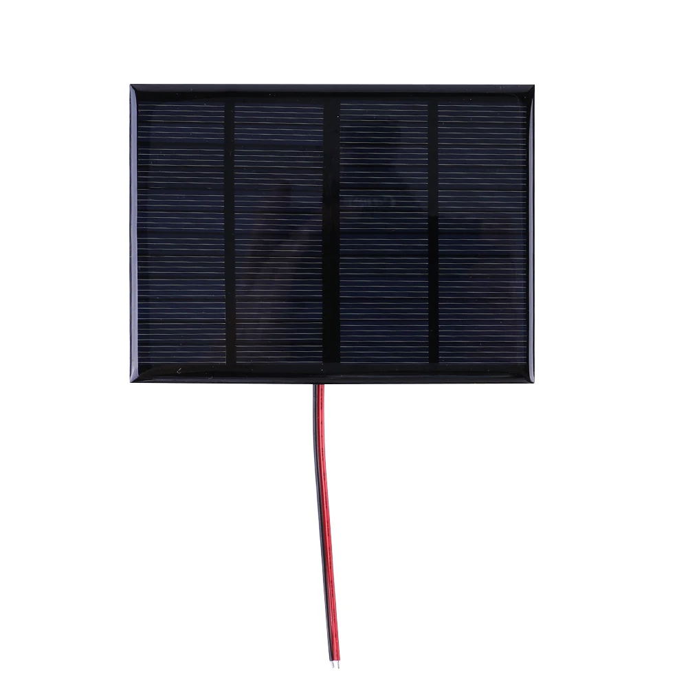 3W 12V Solar Charging Panel Outdoor DIY Solar Cells Charger Polysilicon Epoxy Panel with Battery Charger for Lamp Fan Pump