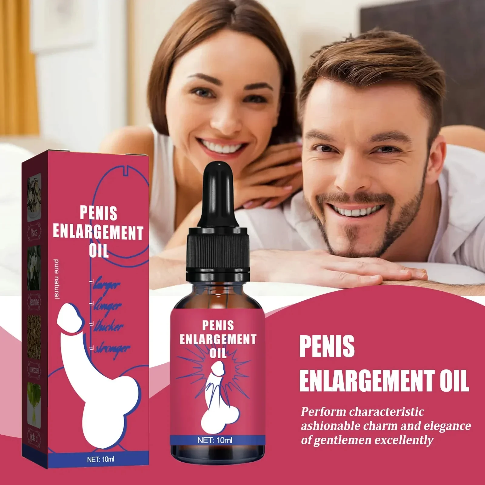 Penis Enlargement Massage Oil Plant Extracts Lubricant for Men penis massage cream,penis enlargement oil,man product
