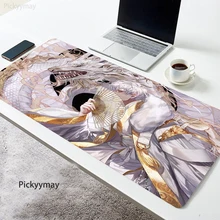 

Chinese Style Big Art Mousepad Protector Rug Computer Table Carpet Mouse Pad Extended Pad Deskmat Office Accessories Overlock