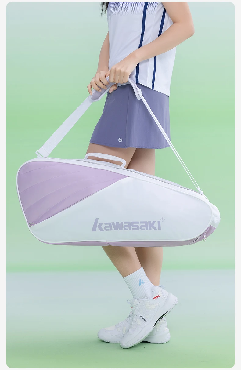 Wasserdichte 6er-Packung Tennistaschen für Damen, Vorderansicht