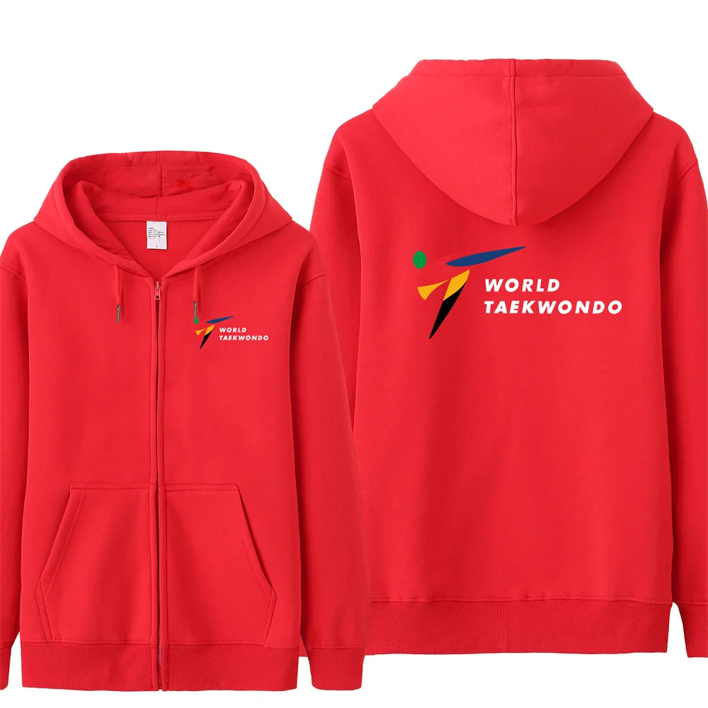 WTF World Taekwondo Federation Hoodies Men Fleece Cool WTF Sweatshirt Hoody Unisex Streetwear 3