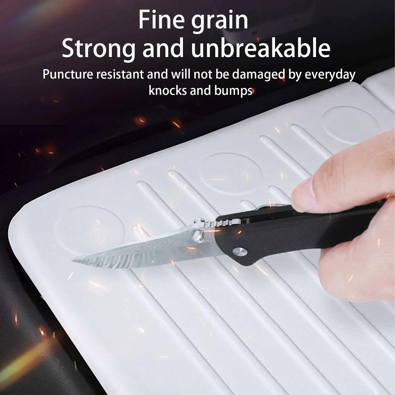 For Tesla Model Y Model 3 White Pink Rear Trunk Seats Back Anti-scratch Protective Mat Cover Enhanced Stickiness No Drilling Pad