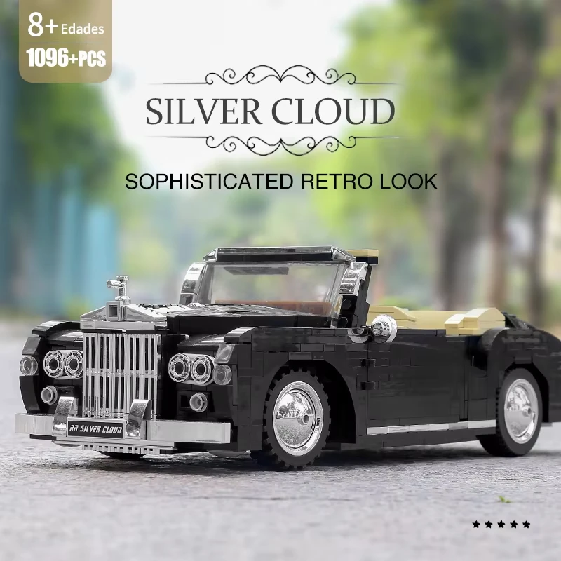 Mould King 10006 1964 Rolls-Royce Silver Cloud view 4