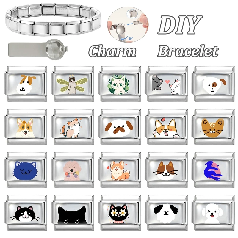 Fashion diy jewelry stainless steel bracelet