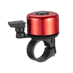 Aluminum Alloy Bicycle Handlebar Bell - Safety Warning Horn for Mountain and Road Cycling (Red)