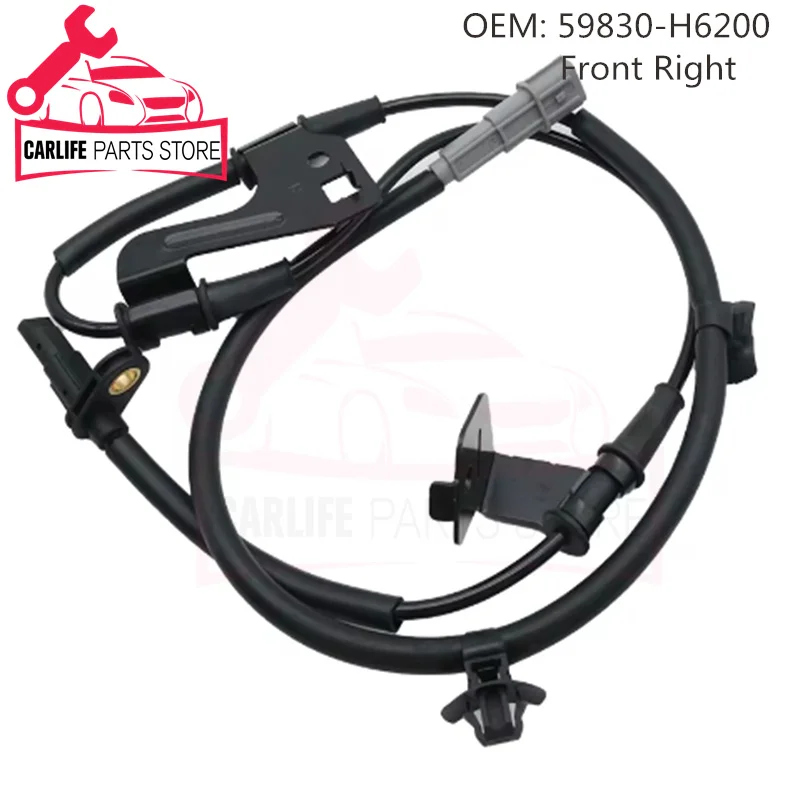 59810-H6200 59830-H6200 Car Front Left Right ABS Wheel Speed Sensor For Hyundai Accent Verna 18 20 59830H6200 59810H6200