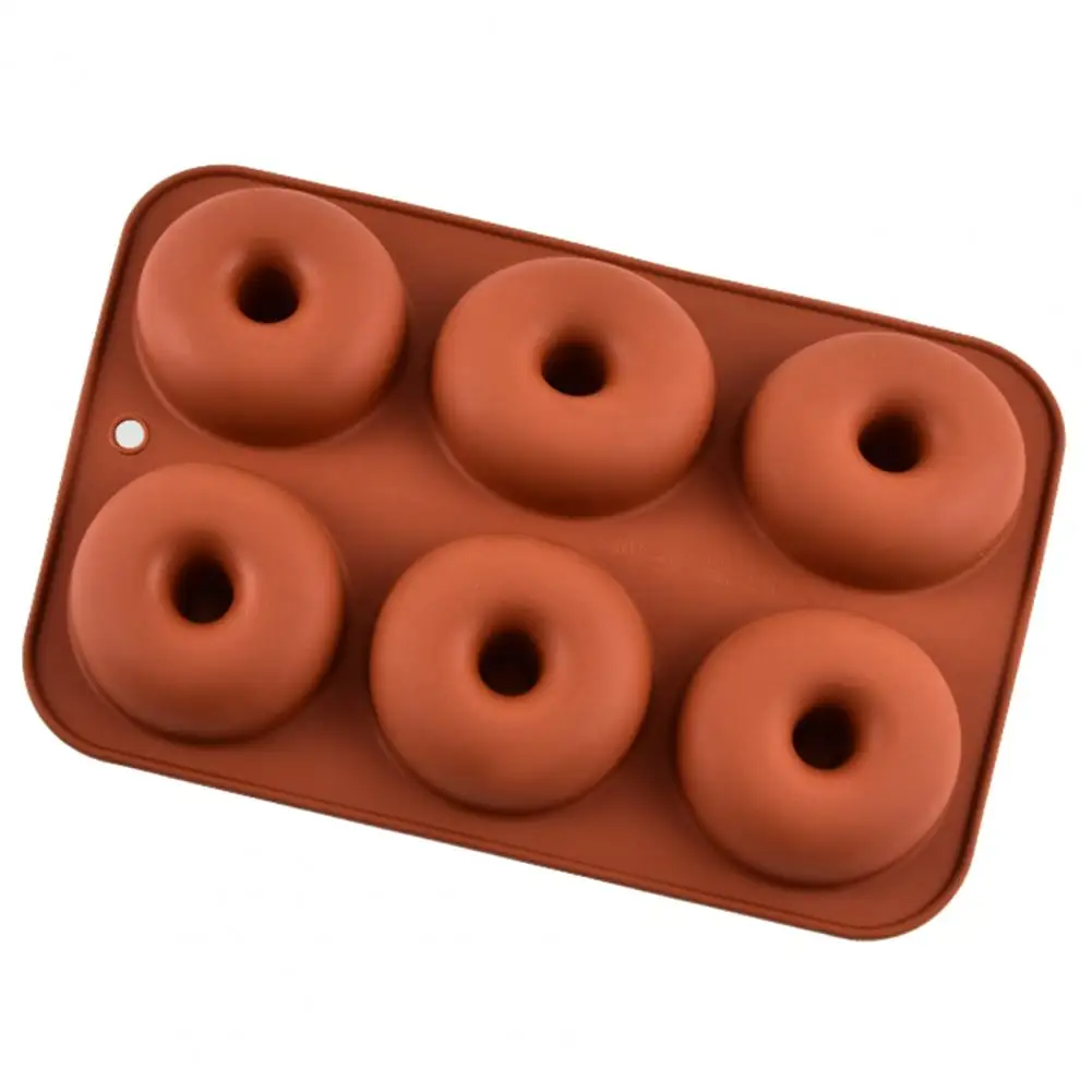 

High Temperature Resistant Donut Mold Silicone Donut Mold Non-stick Silicone Donut Baking Molds Heat Resistant Easy to for Cakes