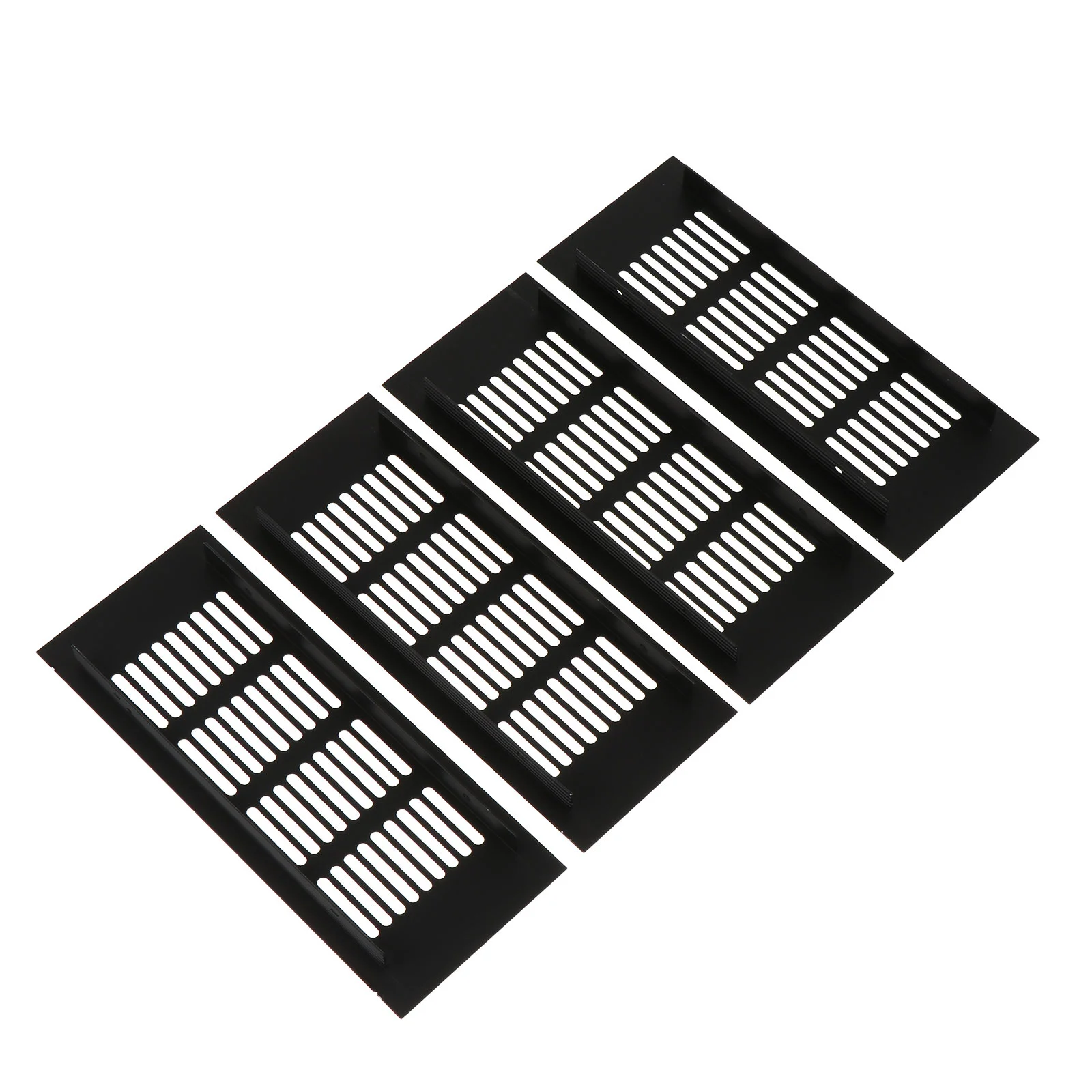 4 Pcs Ventilation Net Air Grille Aluminum Alloy Air Filters Cover Furniture Metal Filters Exhaust