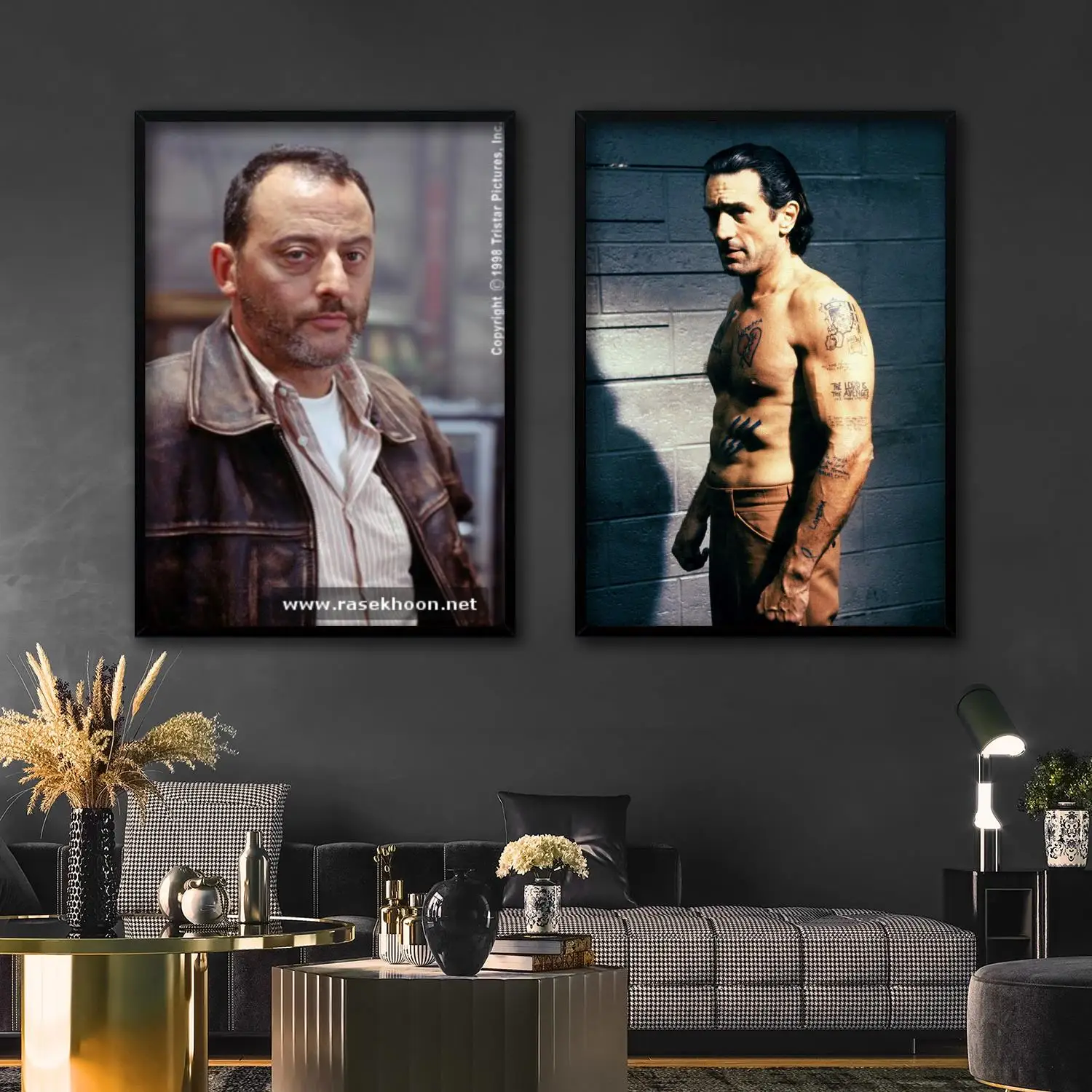 

jean reno robert de niro poster Decorative Painting Canvas 24x36 Poster Wall Art Living Room Posters Bedroom Painting