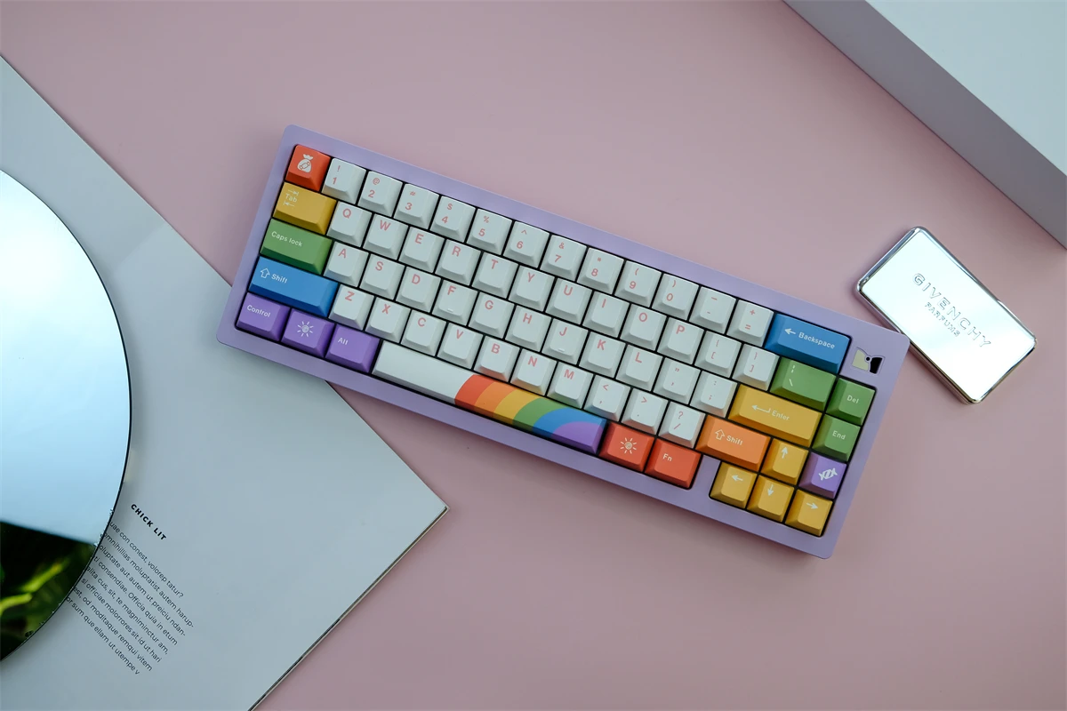Cherry MX Rainbow Keycap Upgrade - Find it at Rockatshop