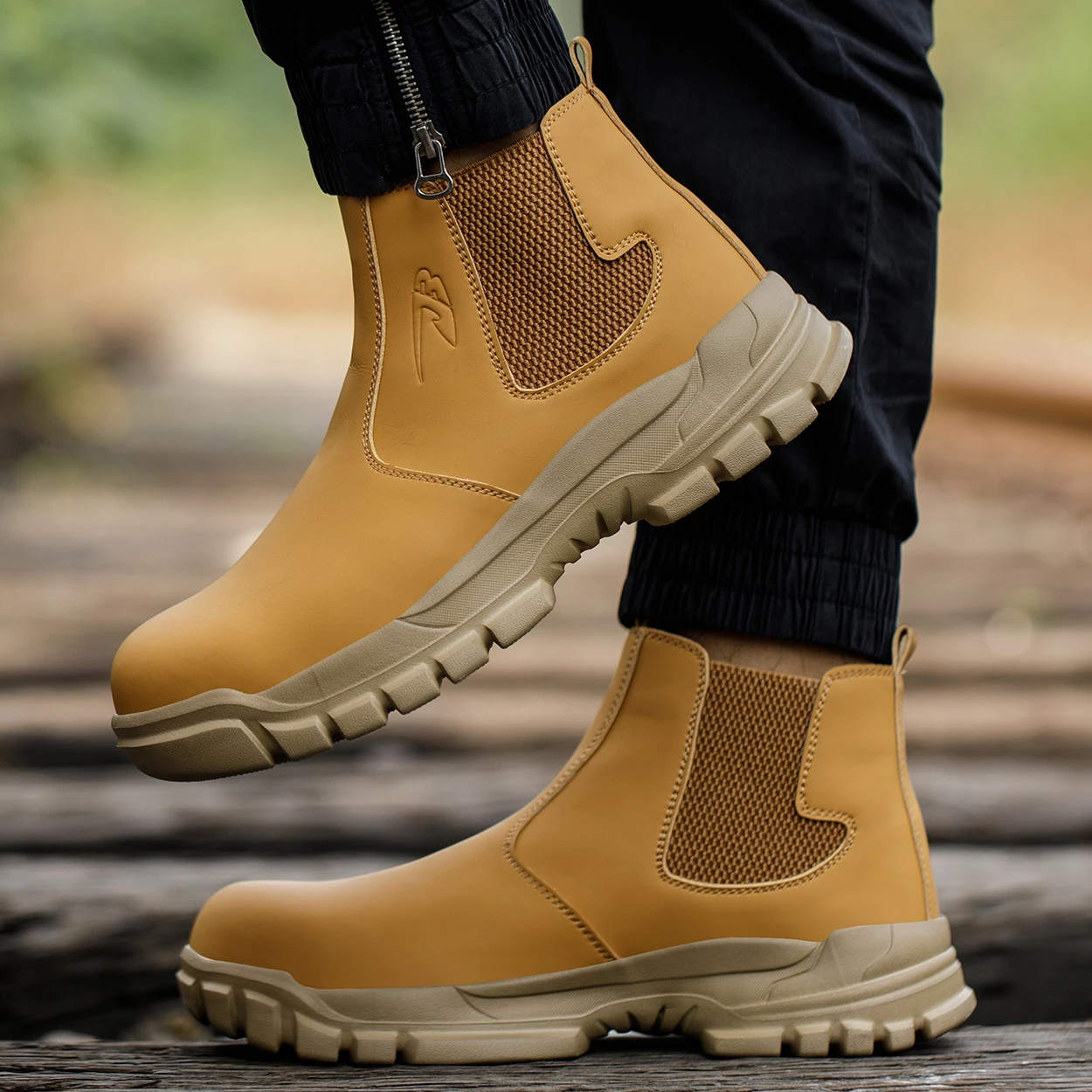 Waterproof Safety Shoes Men's Work Steel Toe Caps Male Indestructible Protective Puncture-Proof Security Footwear Work Boots - Image 6