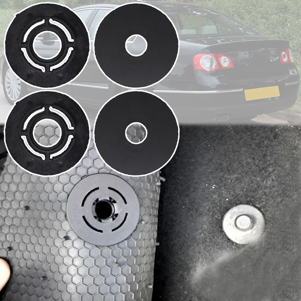 2Kit Per SEAT Leon 1P 5F 2005 2006 - 2018 Ibiza 6J Altea Ateca KH7 Alhambra Mii Tappetino Pinze Supporto per tappeti Fissaggio Rivetto Ganci