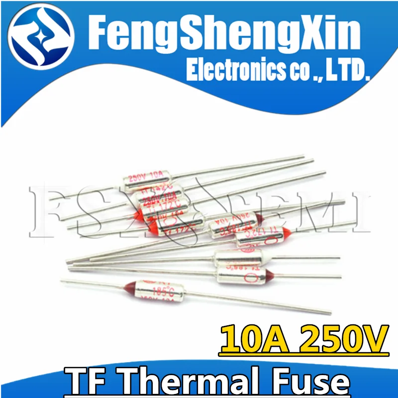 TF fusible térmico RY 10A 250V temperatura 65C 85C 100C 105C 100C 120 ...