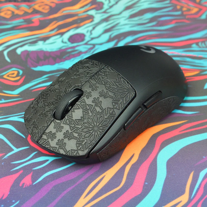 fita do aperto do mouse skate diy etiqueta artesanal não deslizamento da pele do lagarto suga suor para logitech pro superlight gpw sem fio nenhum mouse