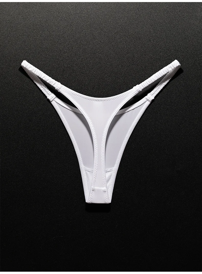Frauen Höschen Sexy G String Tanga Eis Seide Nahtlose Unterwäsche Leopard T Zurück Mädchen Briefs Leopard Unterhose Plus Größe S-XL – Detail 25