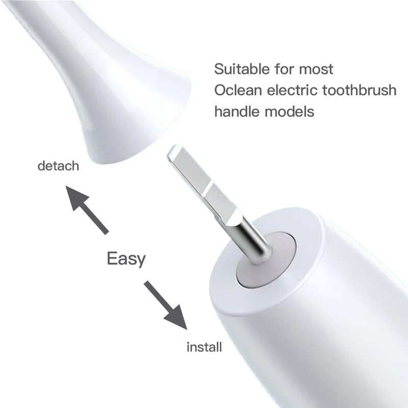 Replacement Heads For Oclean Flow/X/ X PRO/ Z1/ F1/ One/ Air 2 /SE Brush Heads Soft DuPont Sonic Toothbrush Vacuum Bristle