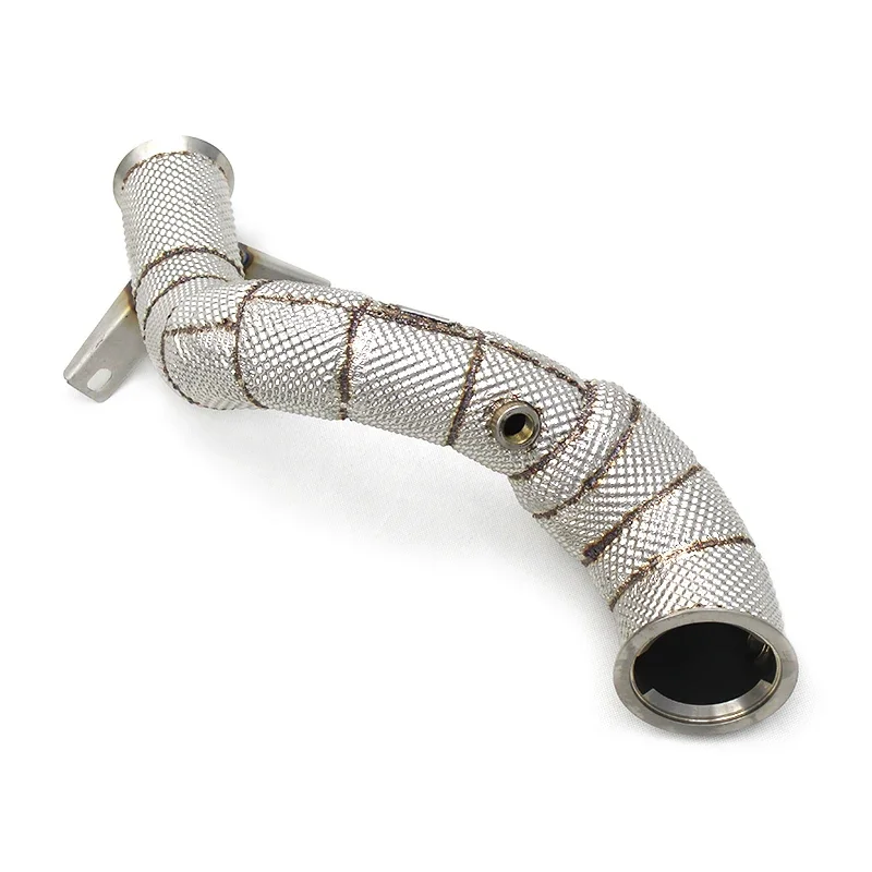 Catless Downpip For Mercedes-Benz C250 W205 2015- 1.5T High Flow Stainless Steel Exhaust Downpipe without catalyst