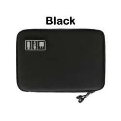 Compact Digital Storage Bag for Electronics Accessories and Travel Essentials (Black)