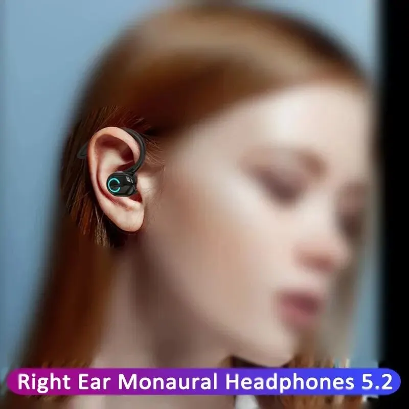 Bluetooth Headset Ear Hook Type Low Delay Noise Reduction Single Ear Sports Business Wireless Headset 6