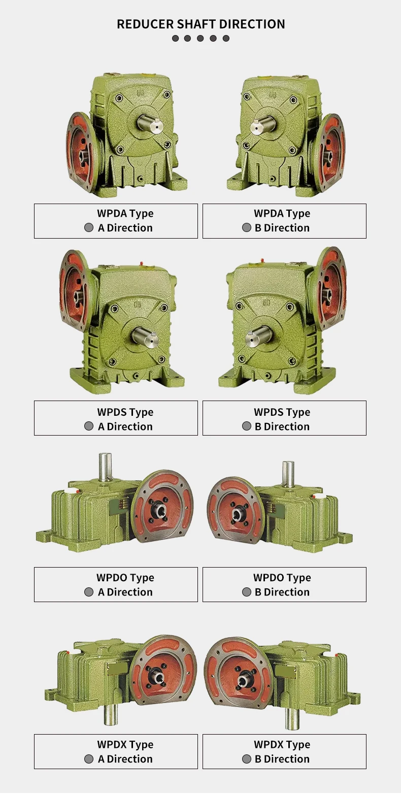 WPDA WPDS WPDO WPDX50 60 70 80 100 120 135 Schneckengetriebe-Reduziergetriebegehäuse – Detail 2