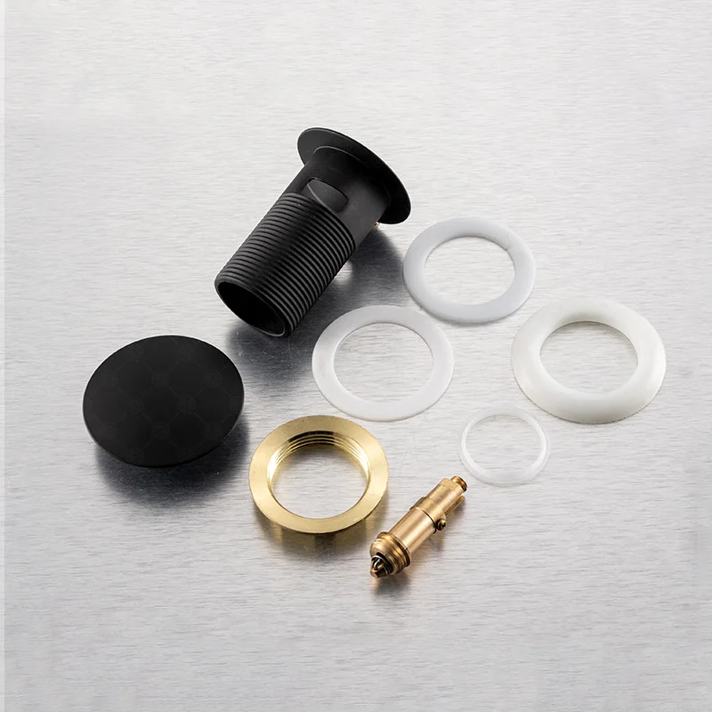 Universal Easy-Clean Pop-Up Sink Drain with Anti-Clog Strainer and Overflow