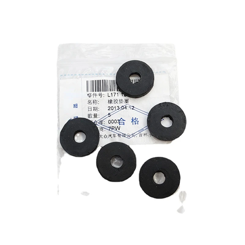 

For VOLKSWAGEN Jetta Air Filter Housing Foot Pad Water Tank Lower Gasket Rubber Gasket Cushion 5PCS