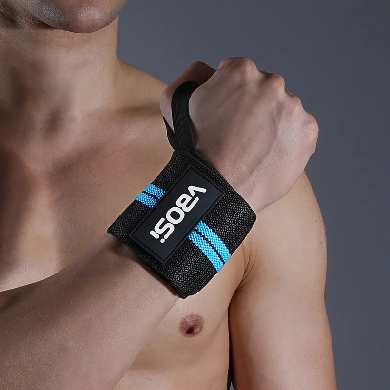 VBOSI Heavy Duty Adjustable Wrist Brace for Powerlifting and Injury Prevention