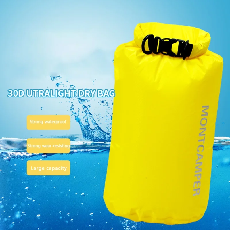 3/5/10/20/35L Dry Bag Sack 30D Nylon Ultralight Drifting Swimming Clothes Storage Bag Pack Waterproof Rafting Kayaking Sport Bag 3