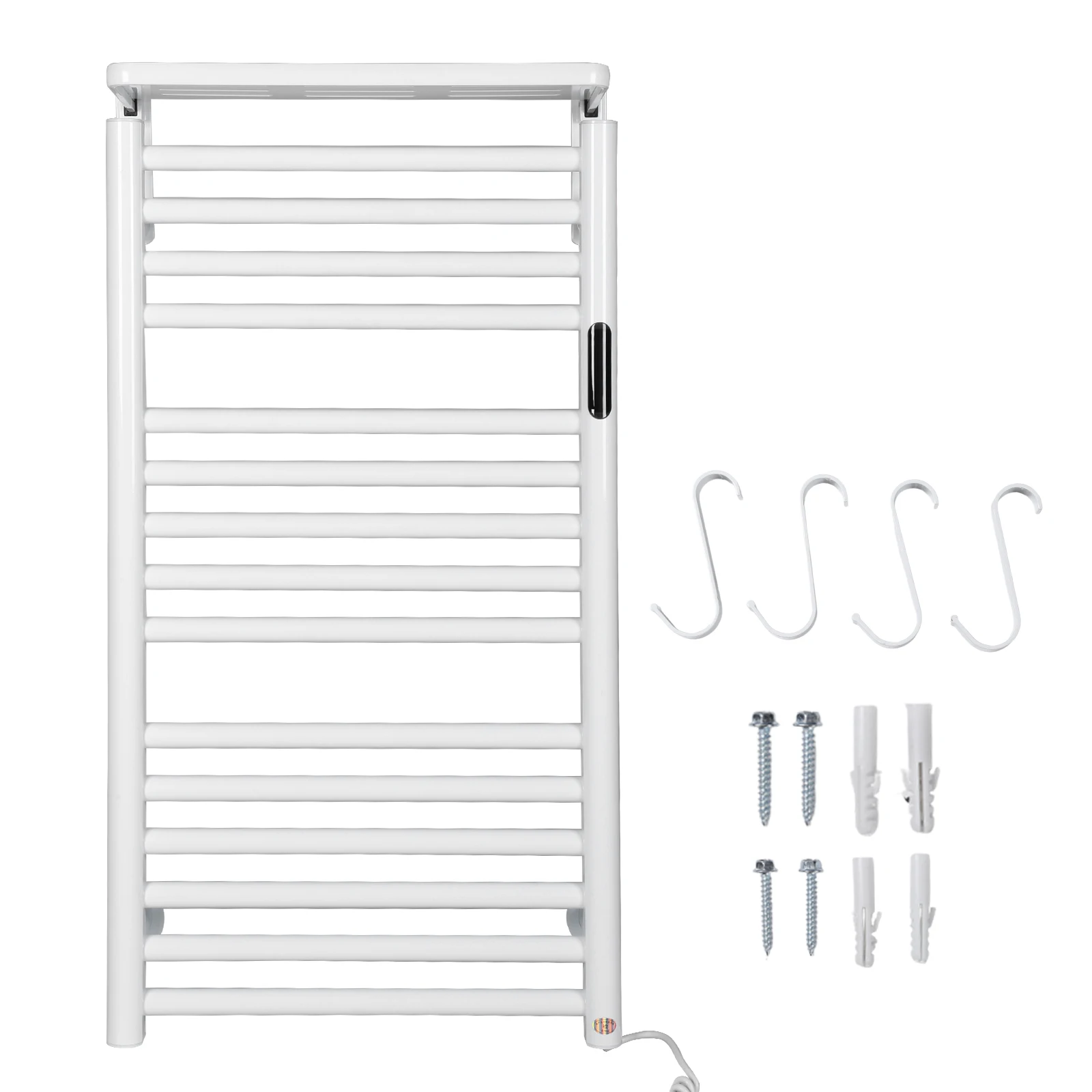 15 Bars Towel Warmer Racks with Timer & Temperature Control Home Towel Radiator IP56 Waterproof for Family Swimming Pool Salon