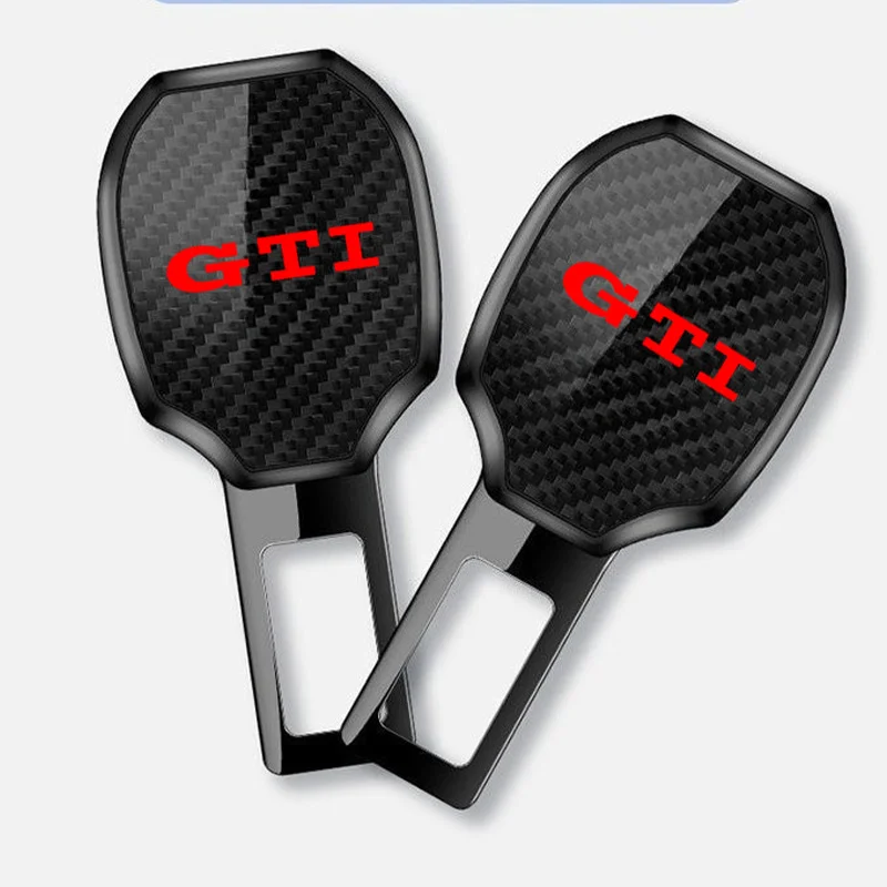 폭스바겐 VW GTI 골프 6 8 폴로 MK2 MK3 MK4 MK5 용 카시트 벨트 클립 카본 익스텐더 잠금 버클 플러그 자동차 액세서리 인테리어