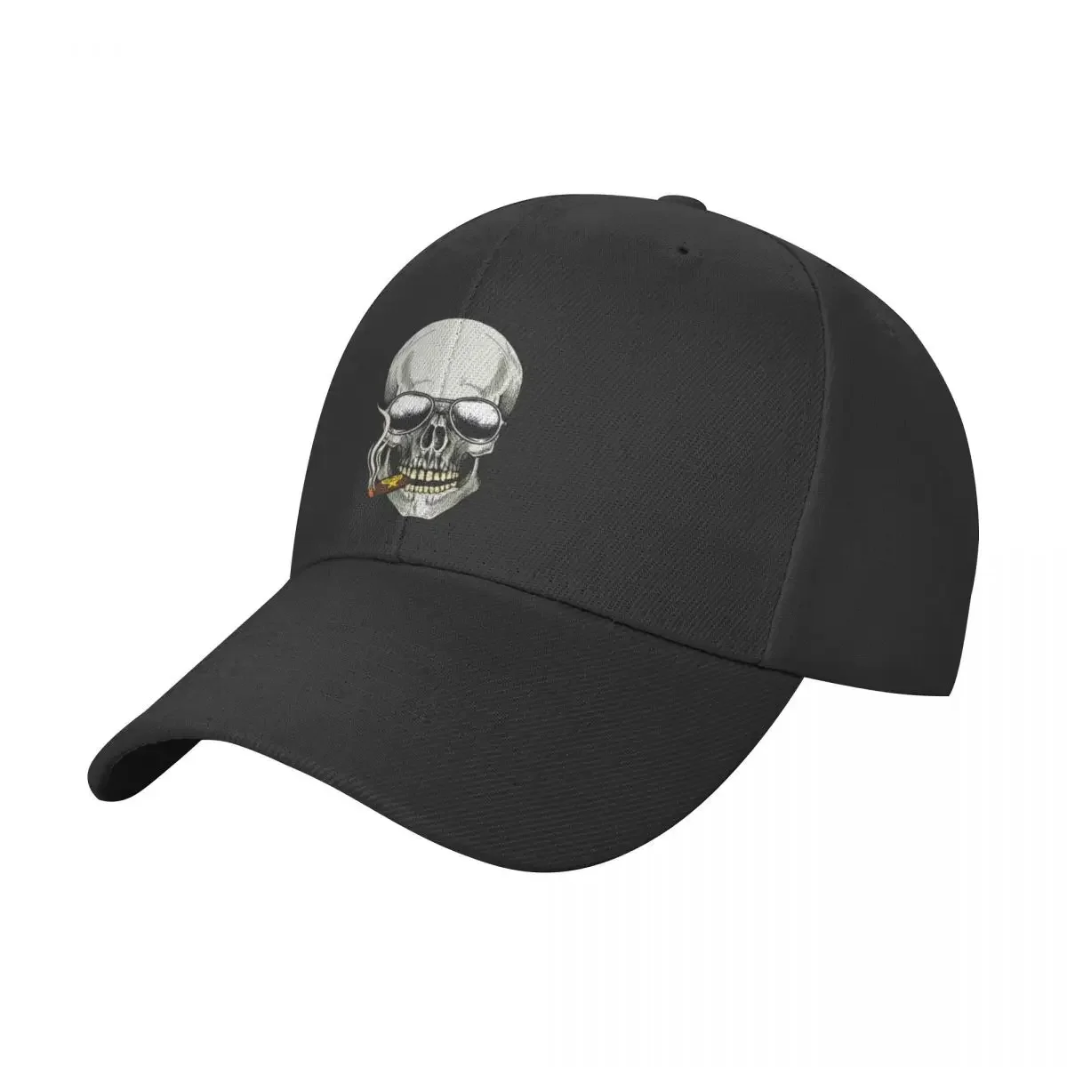 

Skull Head Smoking Cigar Design Baseball Cap birthday |-F-| Golf Hat Man hiking hat Girl'S Hats Men's