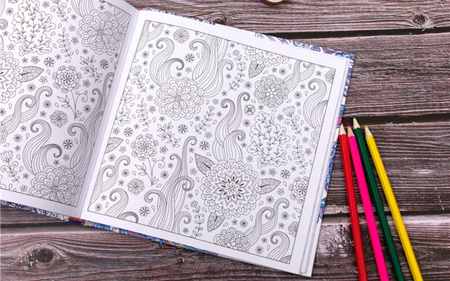 Mandalas Livro de Colorir para Adultos e Crianças, Aliviar o Stress, Kill  Time, Secret Garden, Graffiti Drawing Book, Papelaria, 24 Páginas -  AliExpress