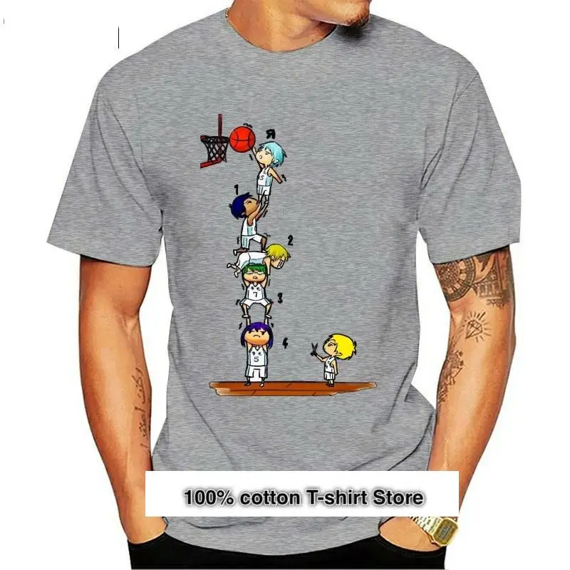 

New KUROKO-camiseta sin baloncesto de ANIME, camiseta de MANGA FUMETTO, cómic, divertida, 1 S-M-L-XL-2XL-3XL