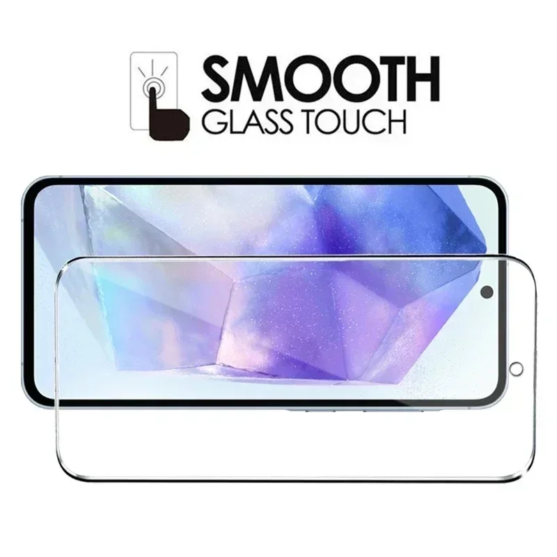 5Pcs Screen Protector for Samsung A55 A15 A54 A34 A13 A14 A53 A52 A12 A33 A52S A32 A35 A71 A72 A51 A22 S10E S20FE Tempered Glass 6
