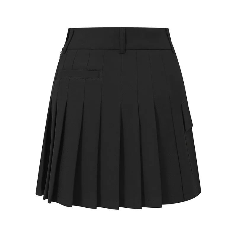 Korean Women Golf Clothing Short Skirt Gentle Fashionable All-match Brushed Pleated Skirt Lining Shorts