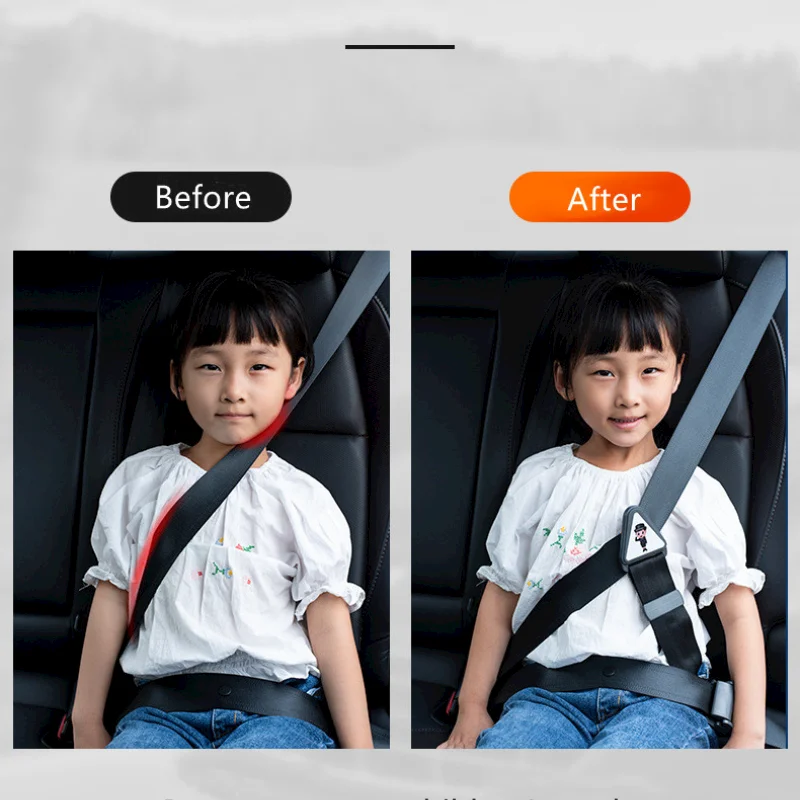 Car Child Seat Belt Adjustment and Fixation Anti-stroke Belt Simple and Convenient Stopper Shoulder Guard Buckle