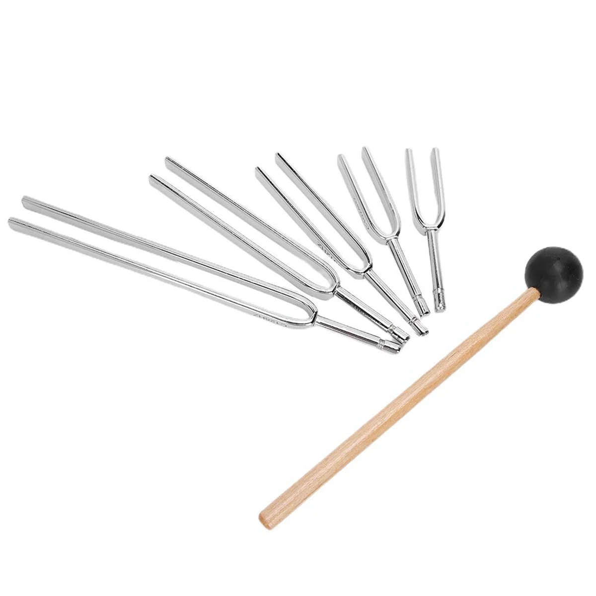 128HZ 256HZ 512HZ 1024HZ 2048HZ Aluminum Alloy Tuning Fork Sound Healing Tool Set Tuning Fork Sound Healing Tool Set 3