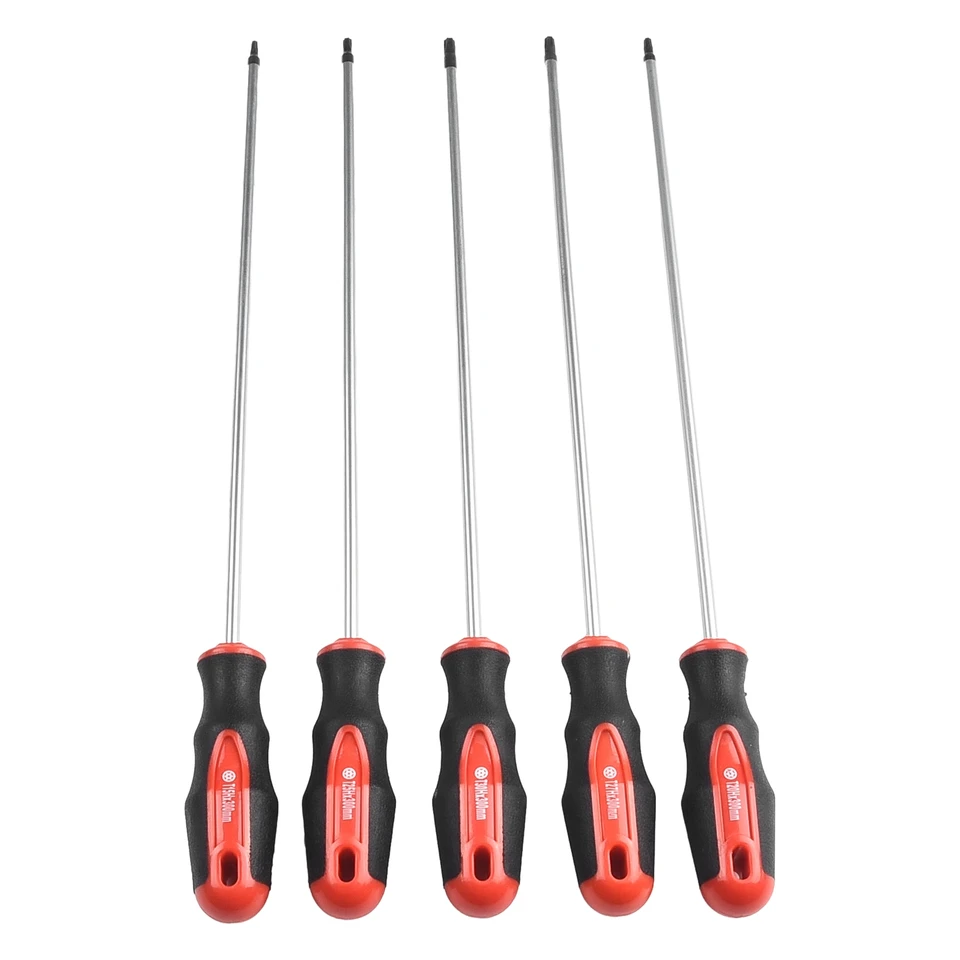 Tournevis Torx Extra Long 400 Mm - Pointe Magnétique, Tige Acier Chrome Vanadium, Pour T15/T20/T25/T27/T30, Automobile - 7