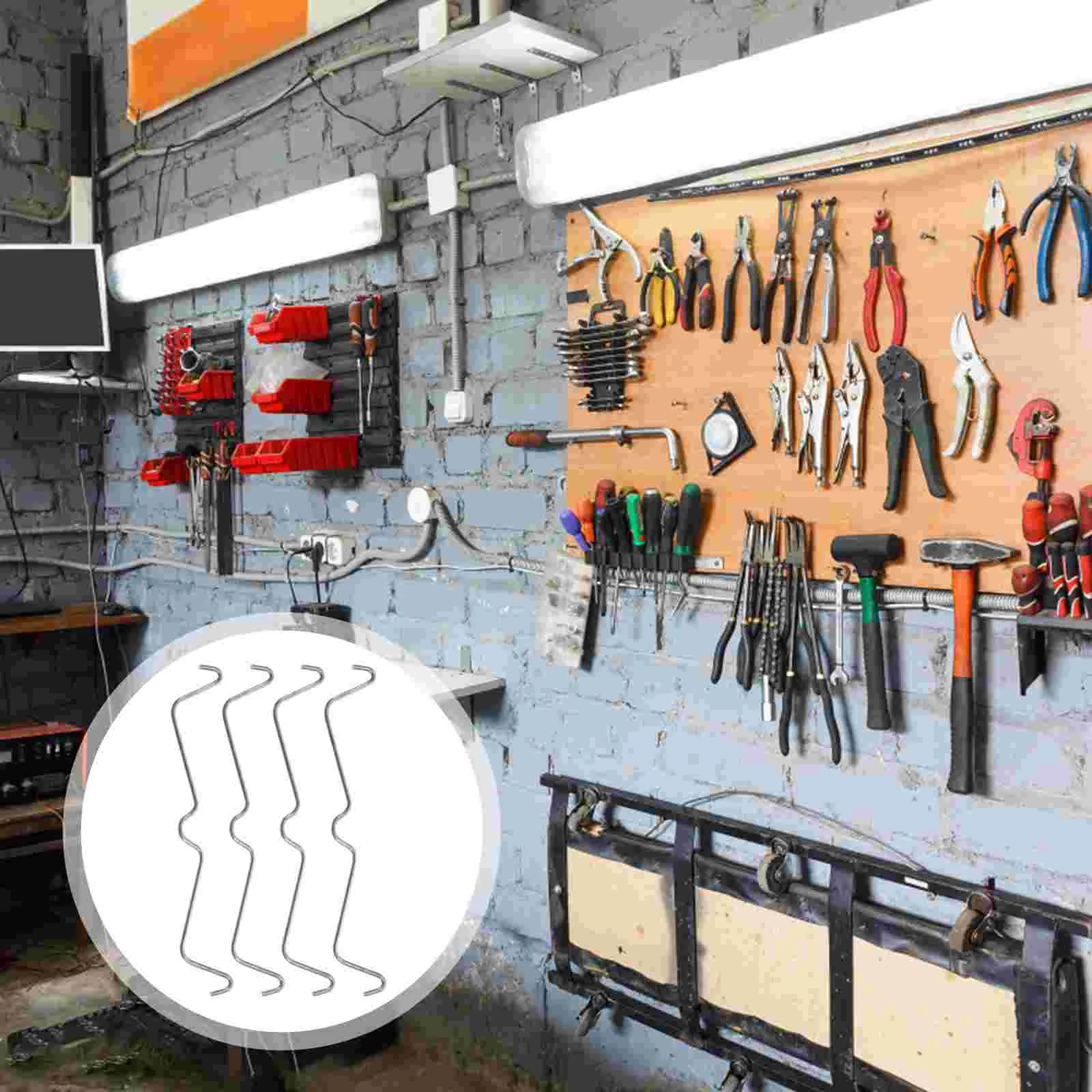 

Hook for Hanging Perforated Fixing Buckle Coat Hangers Garage Accessories