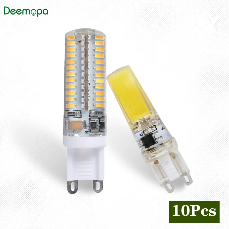 

10pcs/lot LED G9 Lamp 220V 6W 7W 9W 10W 12W Led bulb SMD 2835 3014 2508 LED G9 light Replace 20W/30W/40W/50W halogen lamp light